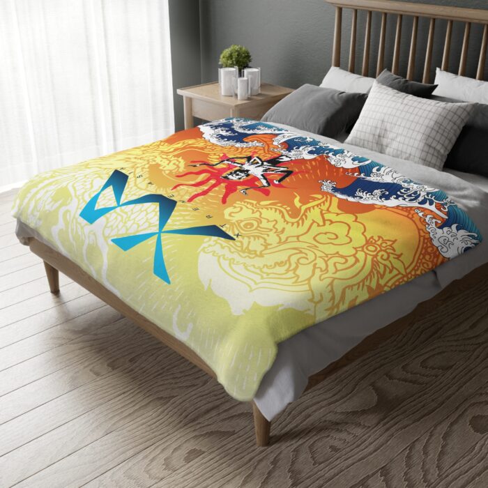 XA ASIAN DEMIGODS Velveteen Microfiber Blanket