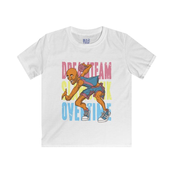 Dream team Slam dunk Overtime  in Kids basketball Softstyle Tee