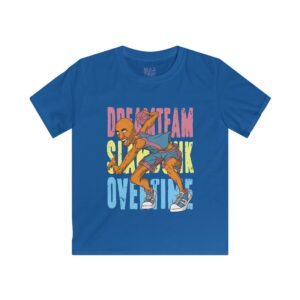 Dream team Slam dunk Overtime  in Kids basketball Softstyle Tee