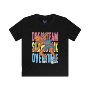 Dream team Slam dunk Overtime  in Kids basketball Softstyle Tee