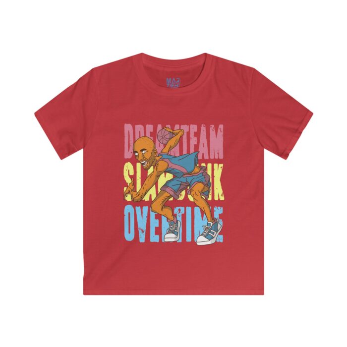 Dream team Slam dunk Overtime  in Kids basketball Softstyle Tee