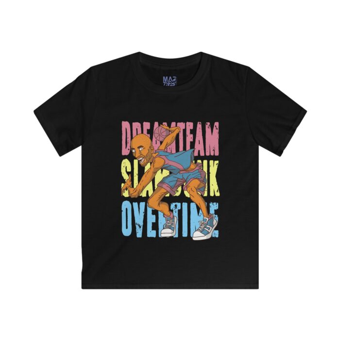 Dream team Slam dunk Overtime  in Kids basketball Softstyle Tee