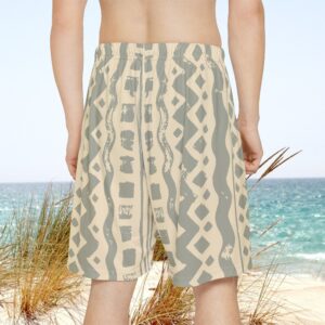 Tribal bogolan mudcloth style design in men's Sports Shorts (AOP)