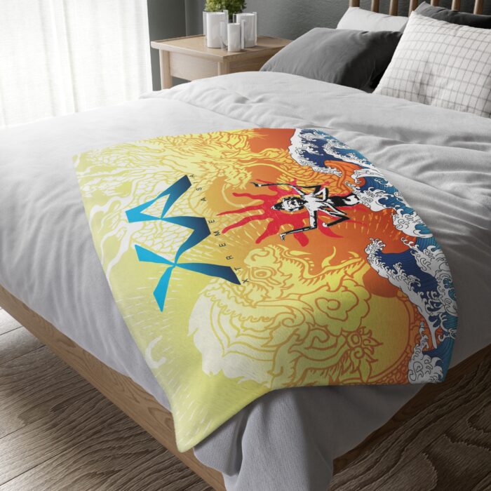 XA ASIAN DEMIGODS Velveteen Microfiber Blanket