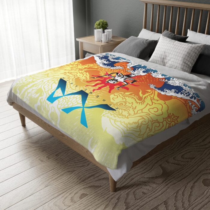 XA ASIAN DEMIGODS Velveteen Microfiber Blanket
