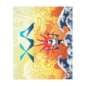 XA ASIAN DEMIGODS Velveteen Microfiber Blanket